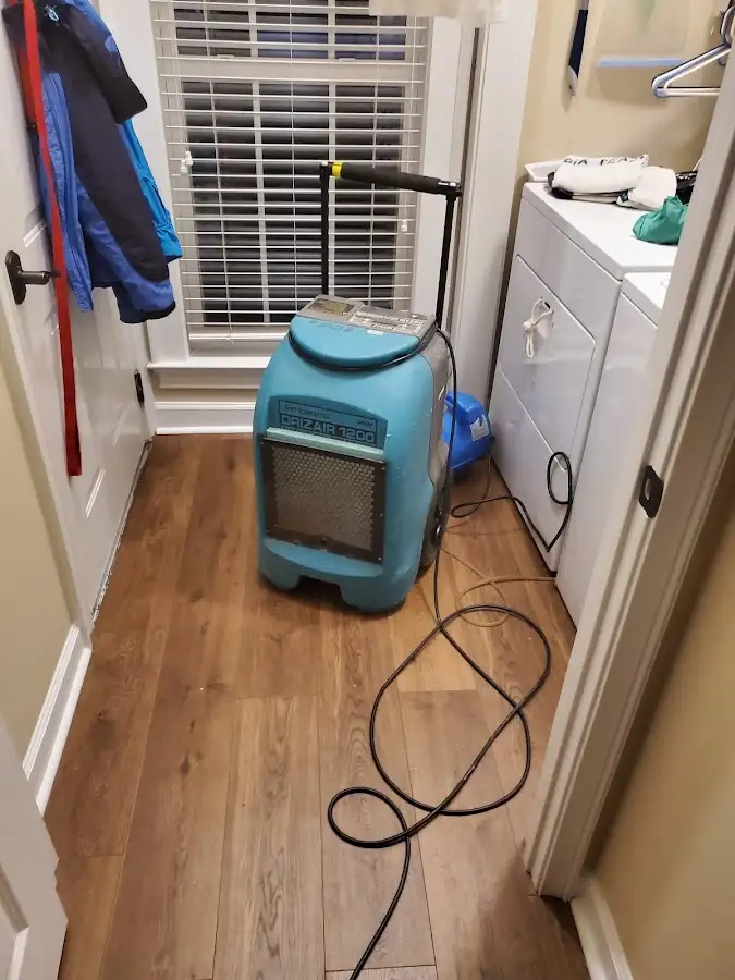 Commercial dehumidifier deployed for Crawl Space Restoration in Doffing